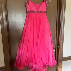 pink Sherri Hill littles kids 2